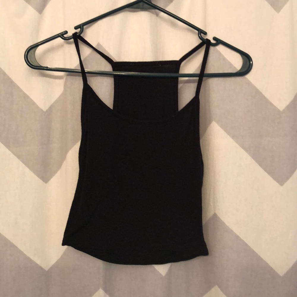 Black tank top